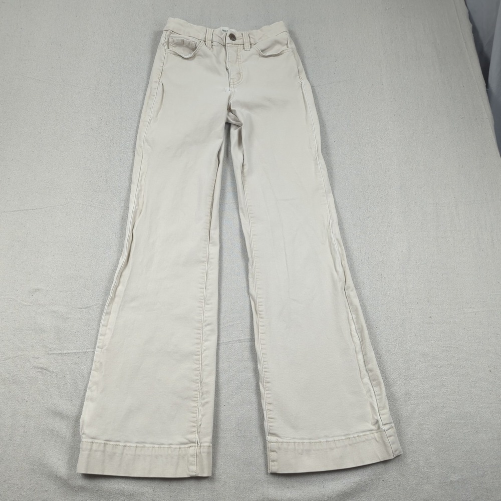 BKE Pants Womens 24 Khaki Boot Cut Stretch Casual Preppy Office